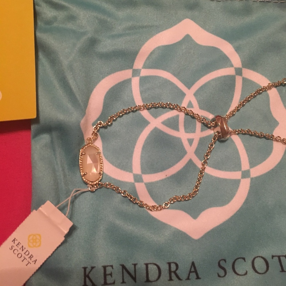 Kendra Scott Elaina Gold Tone Adjustable Bracelet